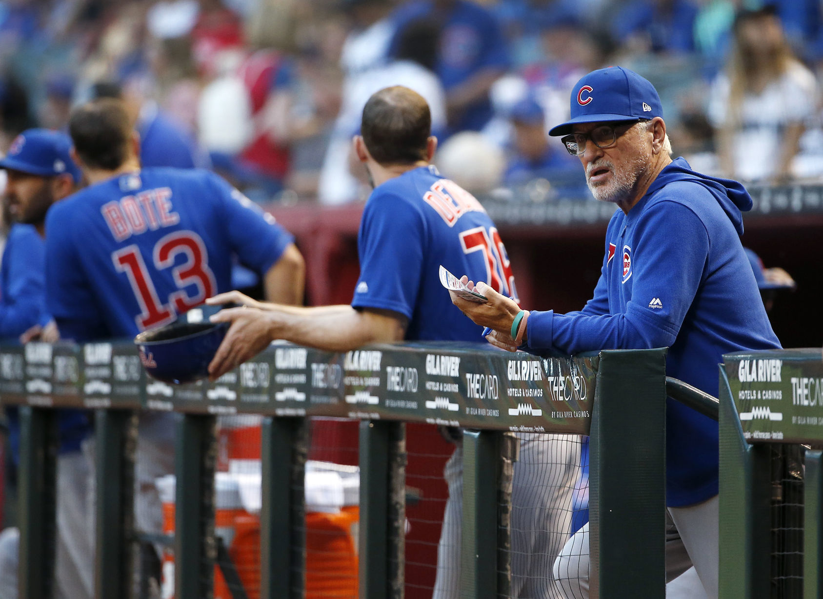 Cubs Maddons Lineups Baseball